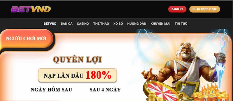 Khuyến mãi cực khủng khi tham gia casino tại betvnd